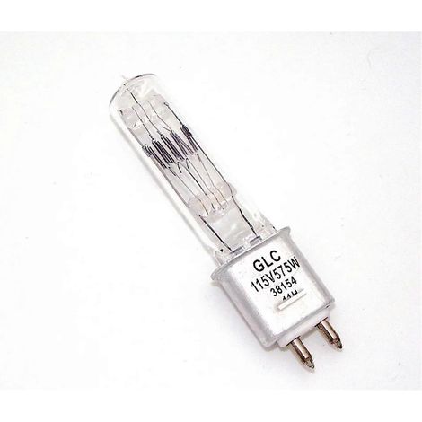 DN38154 115V 575W GLC 6989P Q575T6/4CL Lampe de scène de théâtre Ampoule G9.5 (1/5)