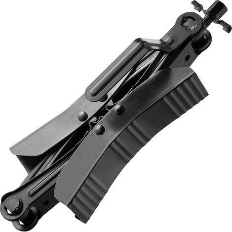 VEVOR Camper Wheel Chock Stabilizer, Heavy Duty H-shaped RV Tire Locking Chock, Built-in Wrench Fit for 3.5" to 12" Tire Space, 2 Sets of Camper Wheel Chocks with Ratchet Wrench for RV Travel Trailer (1/5)