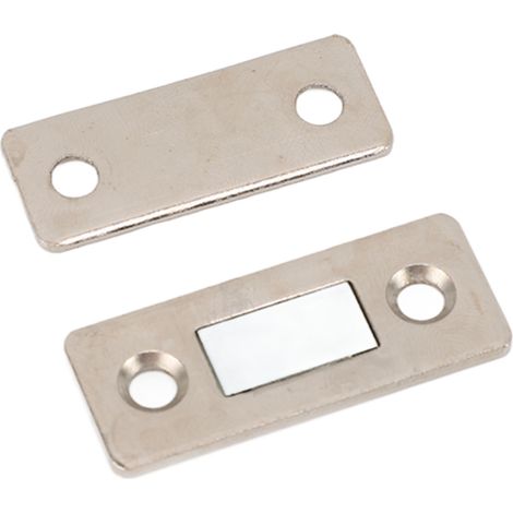 Set mit 10 Schranktürmagneten aus kaltgewalztem Edelstahl, magnetischer Schrankverschluss (1/5)