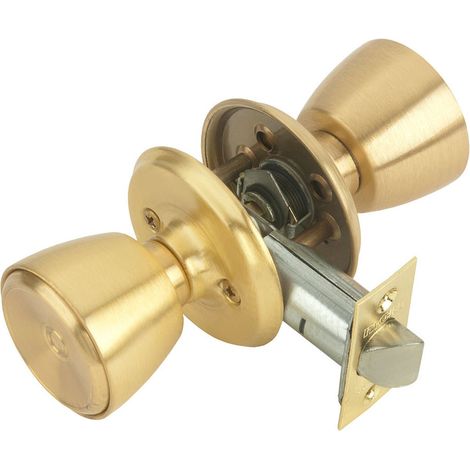 Serrure Avec Bouton Pour Porte Interieure 510-3-3-70 Mcm (1/2)