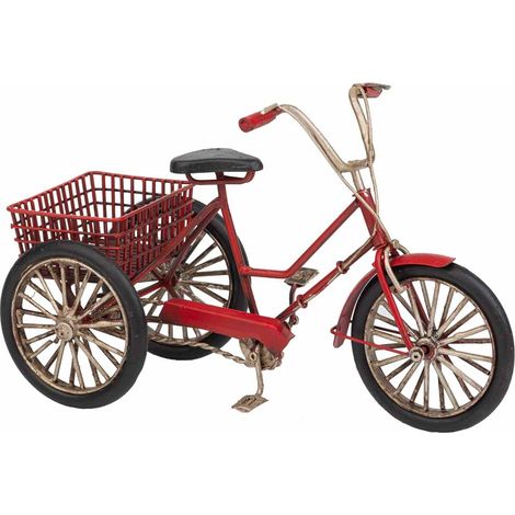 Triciclo de metal rojo 22x11x14 (1/5)