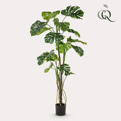 Monstera Artificiel 180 cm - Grande Plante Verte Artificielle pour Salon et Bureau - Vert - PANGIVO (1/5)