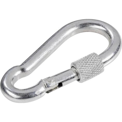 TOOLCRAFT 486747 MOUSQUETON À VIS (L X L) 80 MM X 8 MM (1/2)