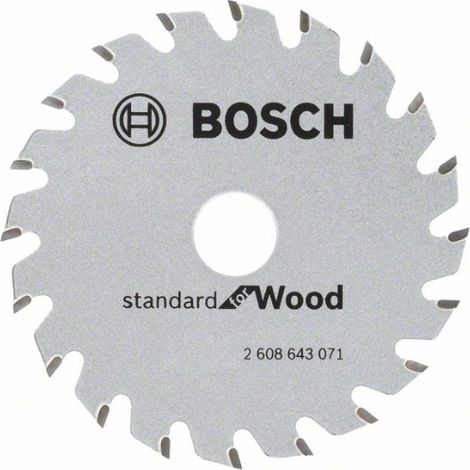 Bosch Optiline Wood hoja de sierra circular 85 mm 20 dientes