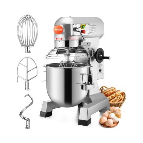 Mélangeur de Pâtisserie Professionnel 1100W à 3 Vitesses (1/5)