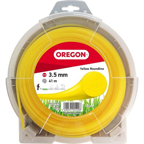 Fil de débroussailleuse 3.5 mm Jaune Rond, 3.5mm x 124m (1/5)