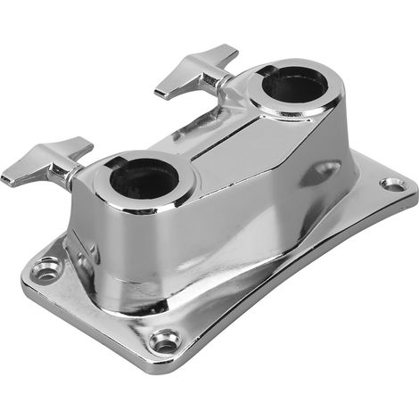 Support de montage pour tambour en alliage de zinc avec double fixation, rallonge et connecteur inclus (1/5)
