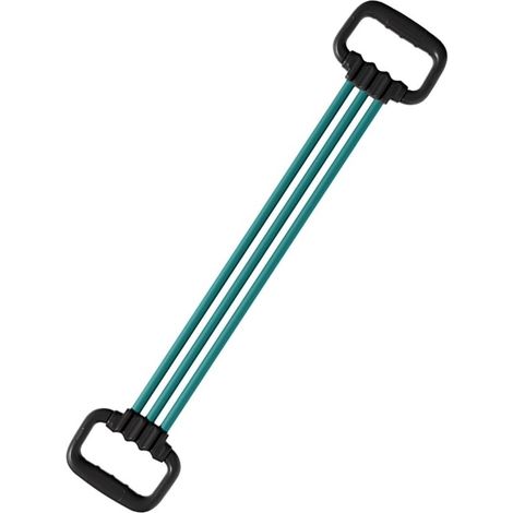 Fascia elastica per esercizi per il petto - Sviluppa la forza muscolare - Sistema a sei tunnel - 60 cm - Verde (1/5)