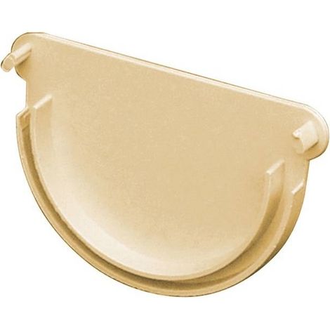 First Plast – Raccord pour gouttière 16 sortie sable – Fond de naissance pour chantiers humides – Solution esthétique et pratique pour construction