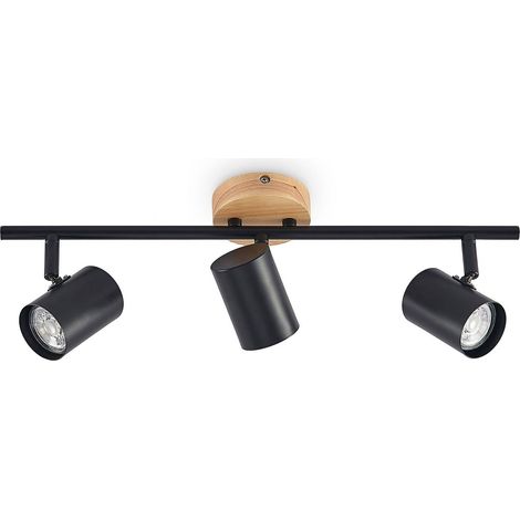 Lindby Lámpara de techo 'Xiomara' en Negro Metal