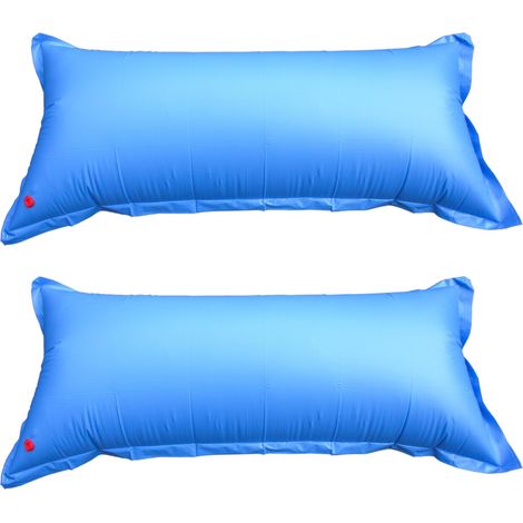 Ice égaliseur Air Oreiller pour Piscine Sol d'hiver couvertures 2 pièces 4-Foot by 8-Foot Bleu (1/2)