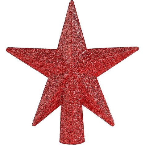 Mini Ornement Décoratif Étoile De Bethléem Rouge Pour Les Fêtes De Noël yu (1/3)