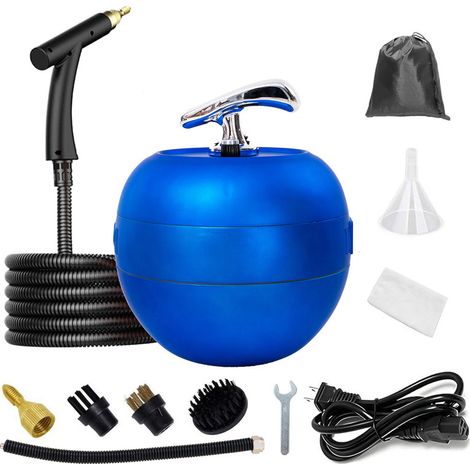 OUTIGO Tragbarer Hochdruck-Dampfreiniger mit 2000 W, mit 6 einstellbaren Geschwindigkeiten und 1500 ml Wassertank. Ideal zum Entfernen von Tapeten und zur Reinigung von Böden und Teppichen.