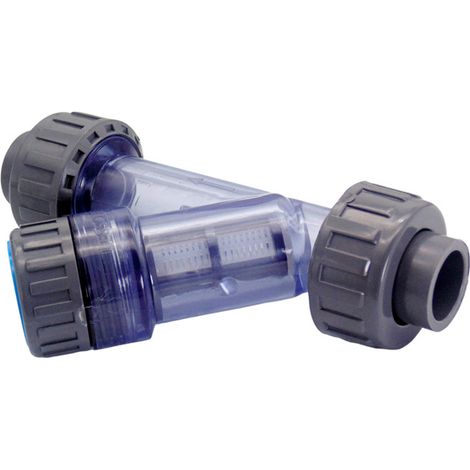 Filtre Tuyau PVC y Type Filtre Maille Aquarium Irrigation crépine PVC Filtre Tubulaire DN32(40mm) (1/4)