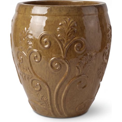 Vaso GAIA 52x58cm miele ambrato (1/2)