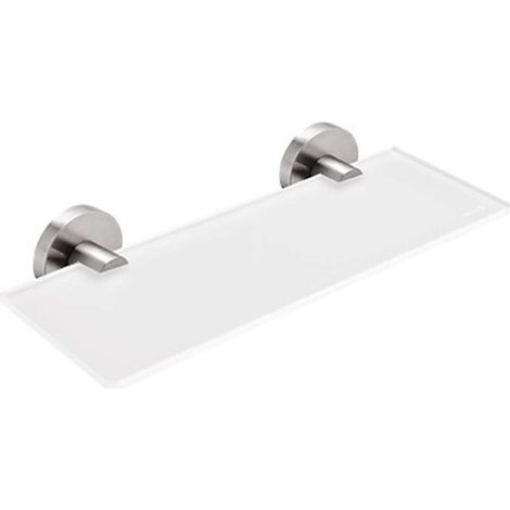 Nimco Unix - Ablage, Länge 30 cm, Milchglas/Edelstahl geschliffen UNM 13091B-30-10 (1/2)
