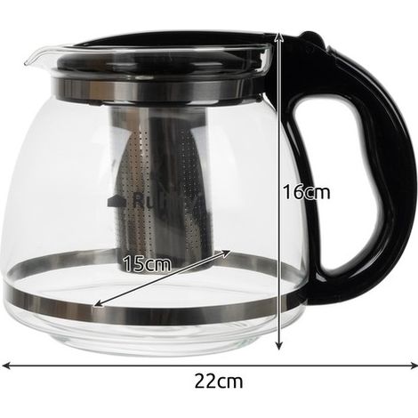 Infuseur à thé électrique acier inoxydable 2 L usage quotidien (1/4)