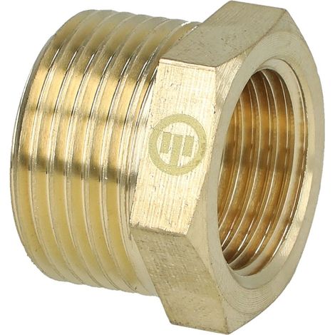 Réduction 1/2’’ FF x 3/4’’ FM modèle large pour tuyau solaire ondulé