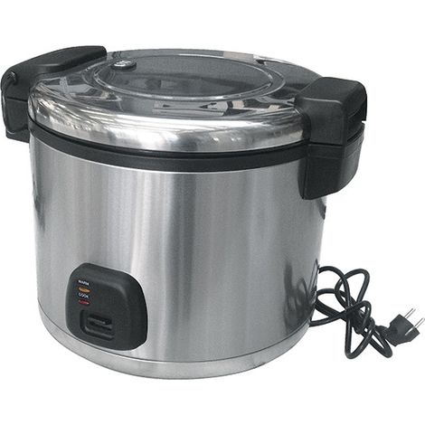 Cuisseur à riz électrique en inox, 19 litres 492x492x340 mm - VIRTUS