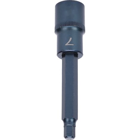 Chiave a bussola per cacciavite in acciaio legato, inserto brunito in blister, accessori per chiave a cricchetto 1/2 X 100 X H7 S2 (1/5)