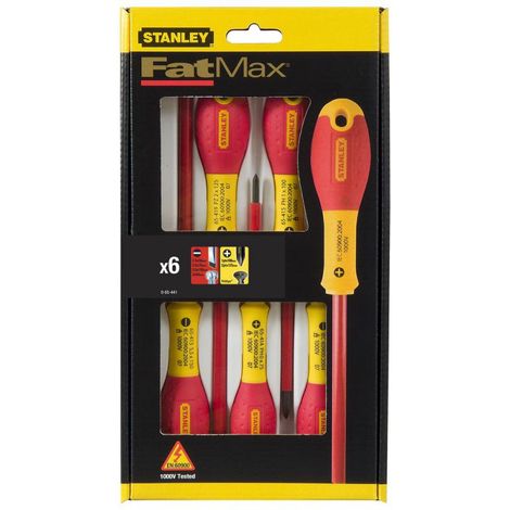 Stanley 0-65-441 Schraubendreher-Set FatMax 6-tlg