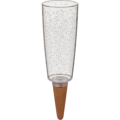 Scheurich 58870 Copa XXL, erogatore di Acqua in plastica e Cono di Argilla, Trasparente 32 cm di Altezza, 1,0 Vol., 9,7 x 9,7 x 32 cm (1/4)