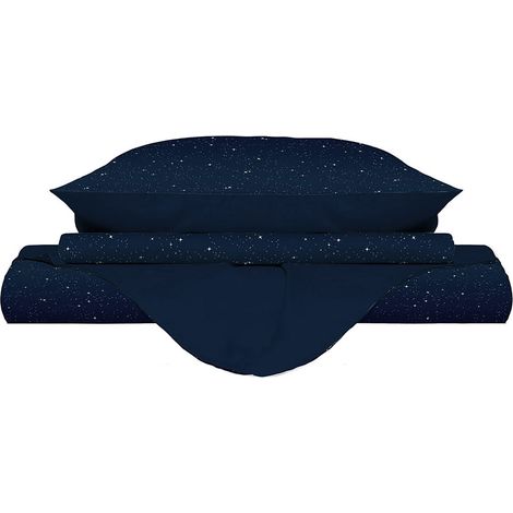 Copripiumino Matrimoniale con Federe Stampato Stars (1/5)