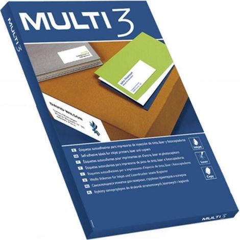Etiquetas Adhesivas Apli Multi3/ 210 x 148mm/ 100 Hojas