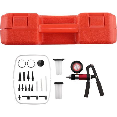 Kit de testeur de pompe à vide, Composants en plastique et métal durables, 30 x 20 x 10 cm, Convient à diverses applications automobiles, Pression maximale de 100 psi, Conforme aux normes de sécurité (1/5)