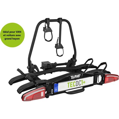 Porte-vélos 2 Vélos Tecdc1+ Pour Véhicules À Feux Leds Et Grand Hayon  - Eufab