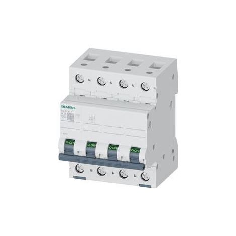 SIEMENS - INTERRUPTOR AUTOMÁTICO 4 POLOS 10A C CURVA SIEMENS INGENUITY FOR LIFE 5SL6