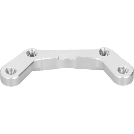 Support de frein à disque adaptable pour Vespa Sprint Primavera LX LXV S 150 2020, étrier de frein, pièce de rechange en aluminium, argent, kit de montage universel (1/5)