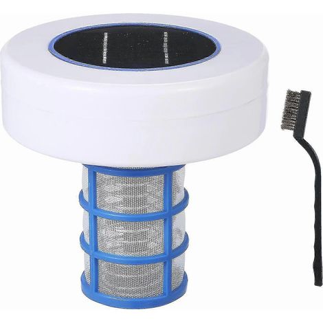 Générateur d'ions solaire pour piscine, purificateur d'eau aux ions cuivre et argent (1/4)