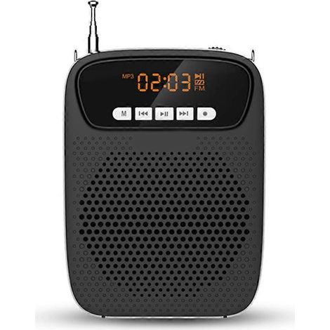 Sprachverstärker-Mikrofon-Headset mit MP3-Wiedergabe, 15 W, tragbar