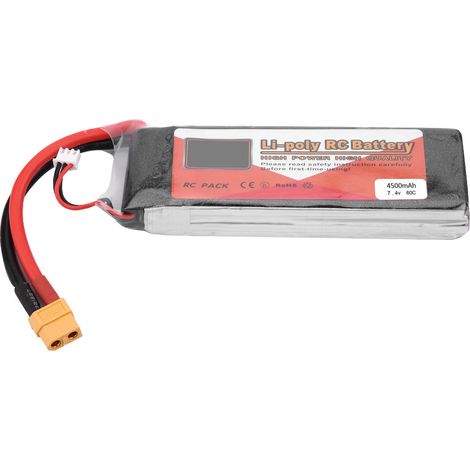 Batterie LiPo Rechargeable ZOP POWER 2S 7.4V 4500mAh 60C avec Connecteur XT60 pour Modélisme RC (1/5)