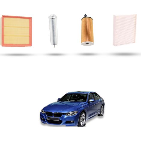 Kit Tagliando 4 filtri compatibile con BMW Serie 3 (F30, F80,F31) 318d 110kw dal 2015 (1/5)