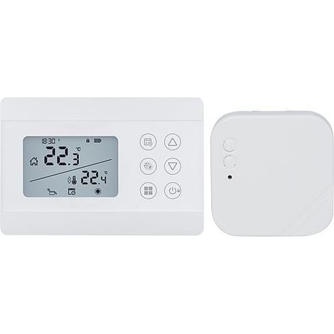 Thermostat d’ambiance sans fil Digital Imit Silver CR/RF S (1/2)