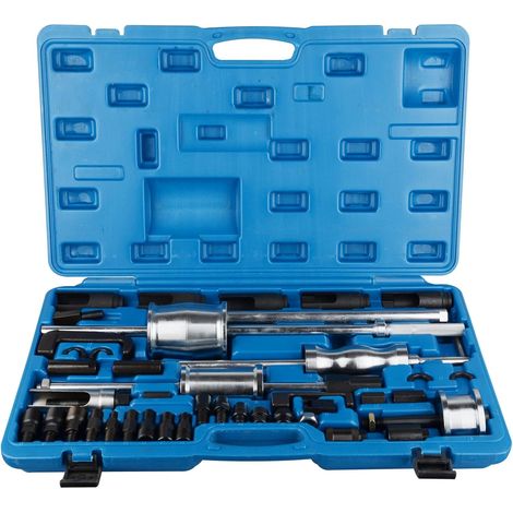 Set of 40 diesel injector extractors with disassembly tools (1/5)