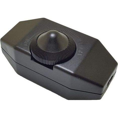 1A 220Vac design Variateur LED à intensité variable (variateur rotatif) LED à intensité variable, marche/arrêt, 110-220 V, interrupteur en ligne, noir- (1/5)