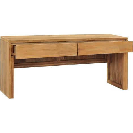 Maison Exclusive - TV-Schrank 100x35x45 cm Teak Massivholz (1/5)