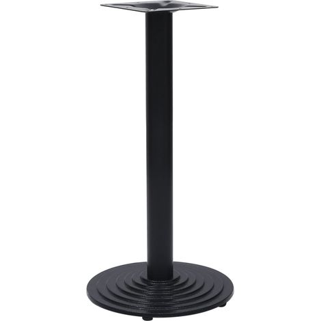 Pata de mesa de bistró negra Ø43x72 cm hierro fundido vidaXL (1/5)