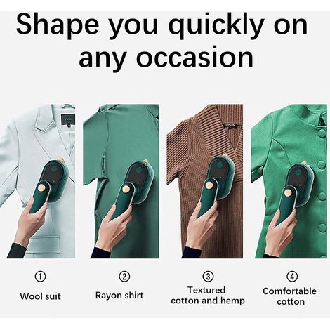 Fer à repasser vapeur de voyage pour vêtements, portable, pliable et portatif, idéal pour les voyages