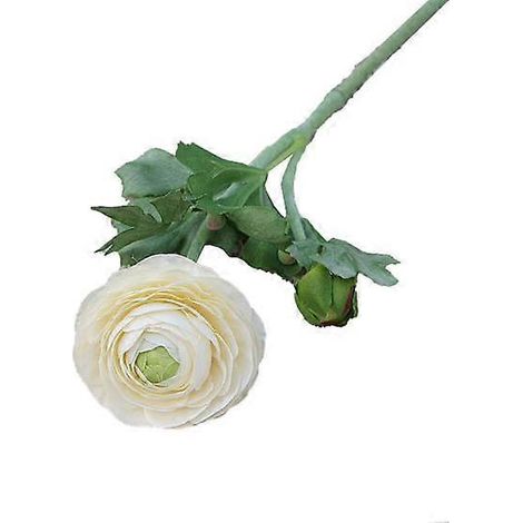 Pivoine artificielle en tissu, magnifique reproduction faite main, aux détails éclatants, idéale pour la maison.blanc (1/5)