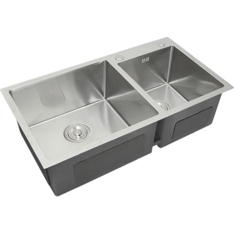 KuKoo Double Stainless Steel Sink (1/5)