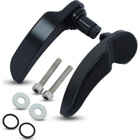 Levier de verrouillage de sacoche noir pour Harley Davidson 2014-2022 2024 Street Glide Electra Glide Road King avec sacoches rigides (1/5)