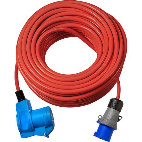 Rallonge électrique SOLUTIONS OUTDOOR avec fiche CEE P17 - IP44 10m - H07RN-F 3G2,5 (1/5)