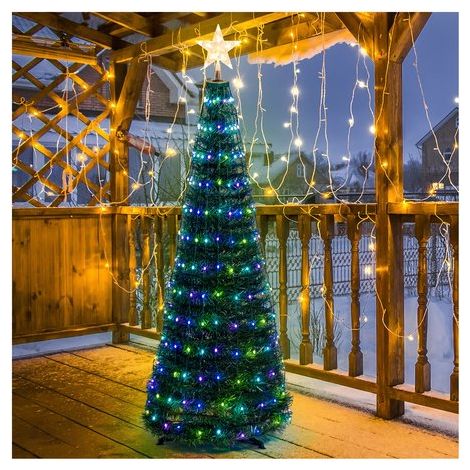 Lotti Albero di Natale Conico Pop-Up con 234 Luci (1/4)