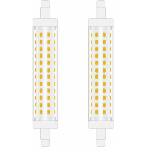 118mm R7S Ampoule LED 10W Blanc Froid 6000K linéaire projecteur à double extrémités remplacement de l’ampoule halogène (1/4)