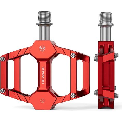 Pedales MTB Enduro Plataforma Ligera Aluminio 3 Rodamientos Sellados 282g (1/4)