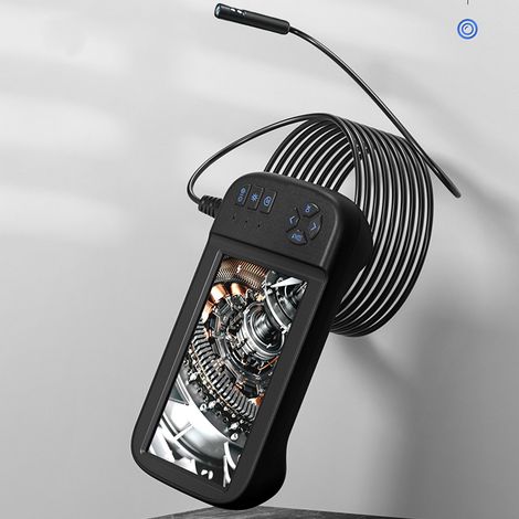 8,0 mm Doppellinsen-Endoskop mit einer Reichweite von 1 Meter, einem 4,5-Zoll-HD-IPS-Bildschirm und 200 W Pixeln. (1/5)